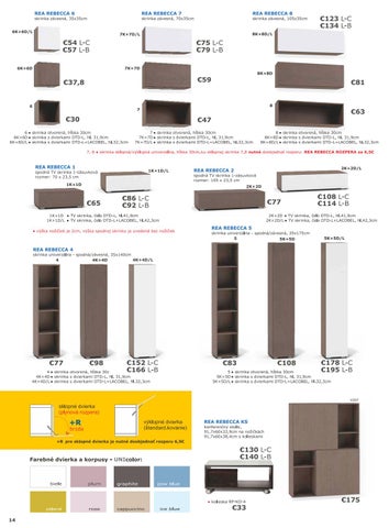 REA × AVA, SK 家具目录 nábytku elitte , 2020 第 16 页