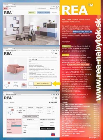 REA × AVA, SK 家具目录 nábytku elitte , 2020 第 3 页