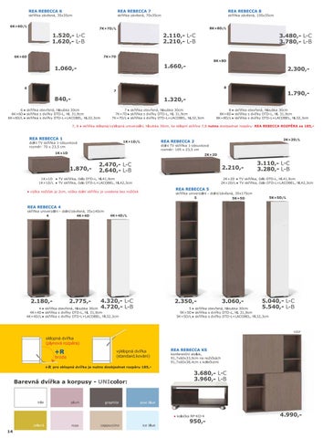REA × AVA, CZ 家具目录 nábytku elitte, 2020 第 16 页