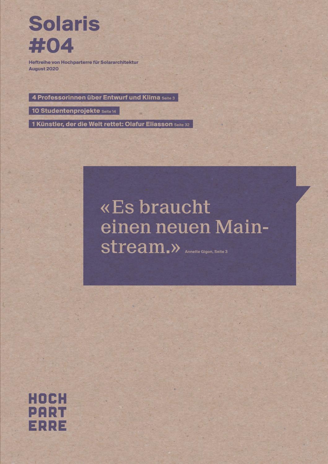 Solaris 04 Solare Lehre by Hochparterre AG Issuu