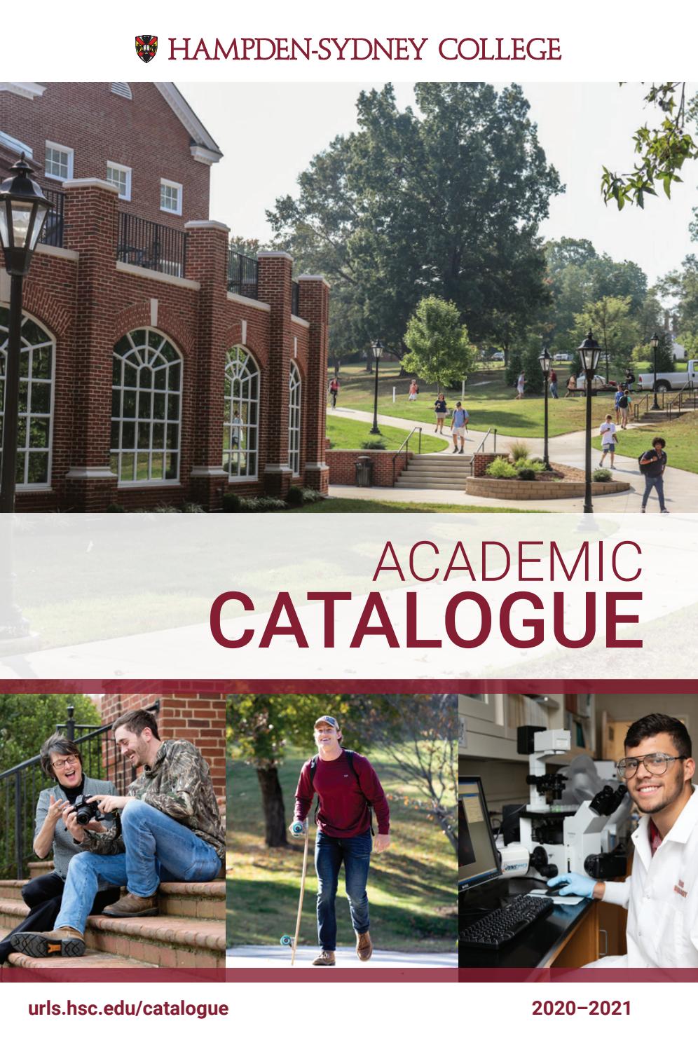 Academic Catalogue, 2022-23 by Hampden-Sydney College - Issuu