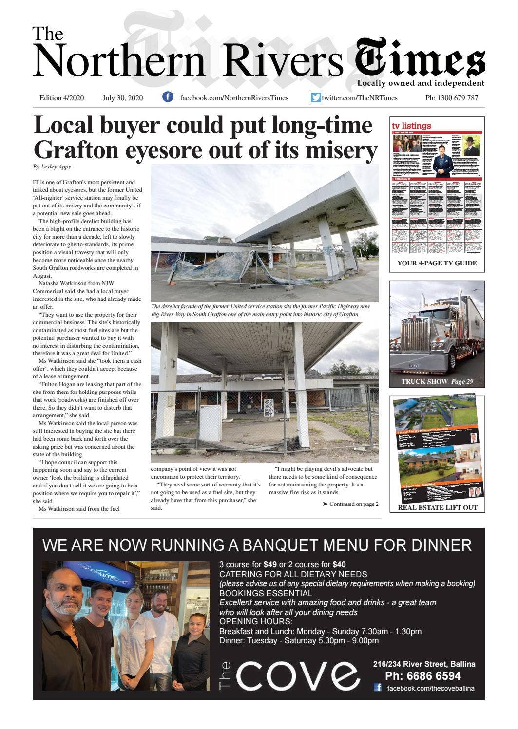 The Northern Rivers Times Edition 4 July 30, 2020 by The Northern ...