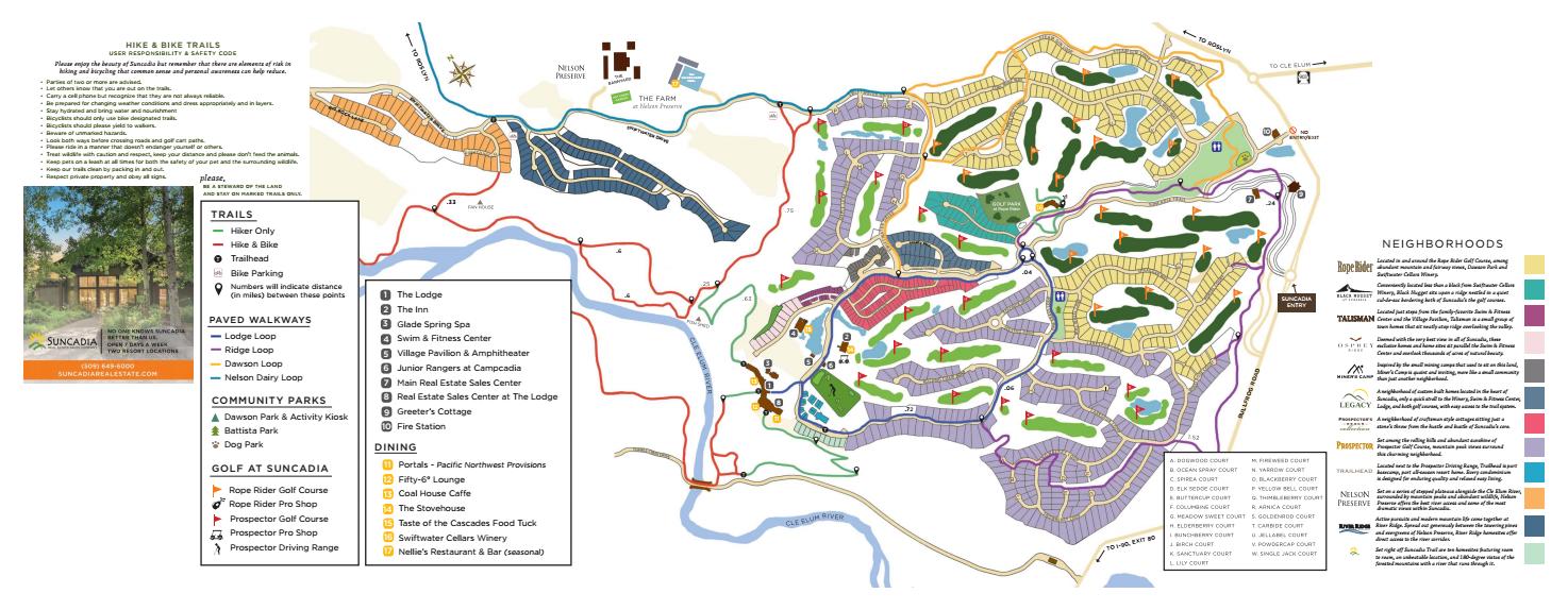 Glade Springs Resort Map Suncadia Resort Map By Suncadia Resort - Issuu
