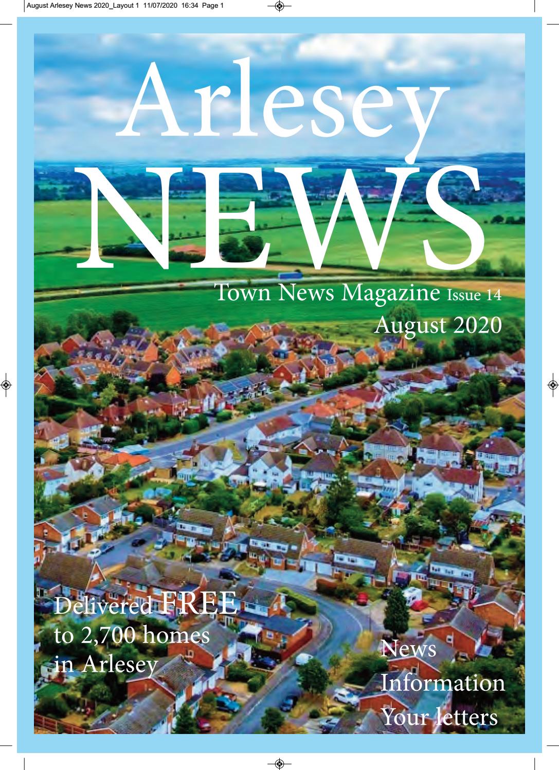 Arlesey News Magazine August 2020 by Arlesey News Magazine Issuu