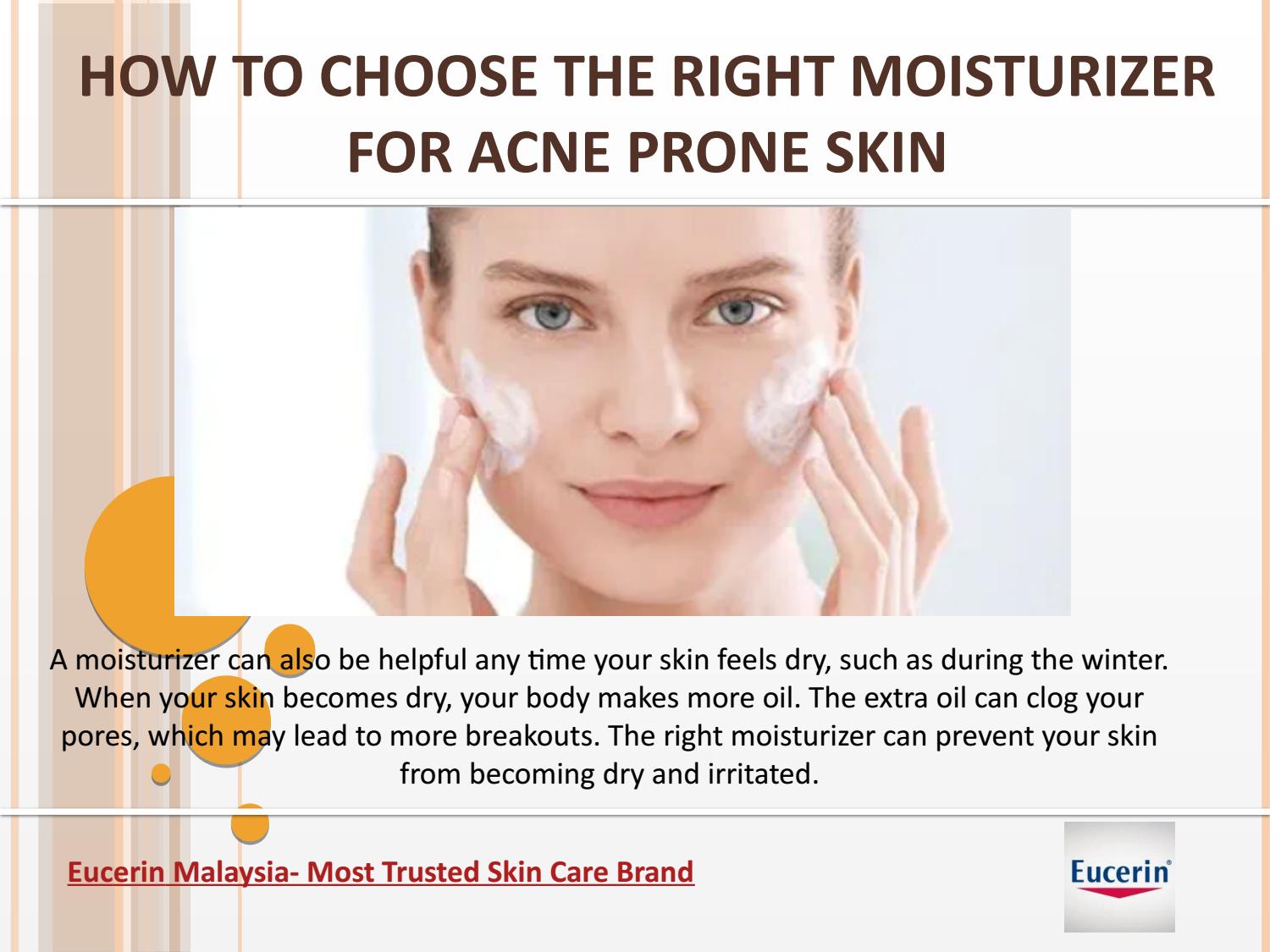 eucerin acne moisturizer