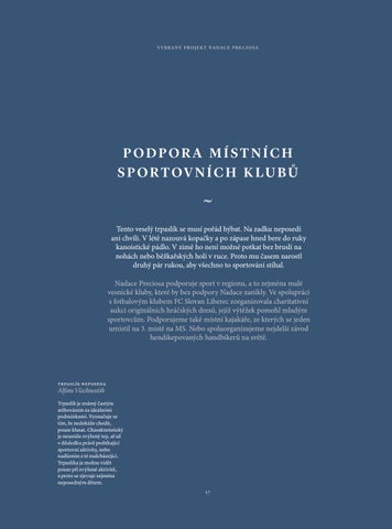 Výroční zpráva - Nadace Preciosa 第 17 页