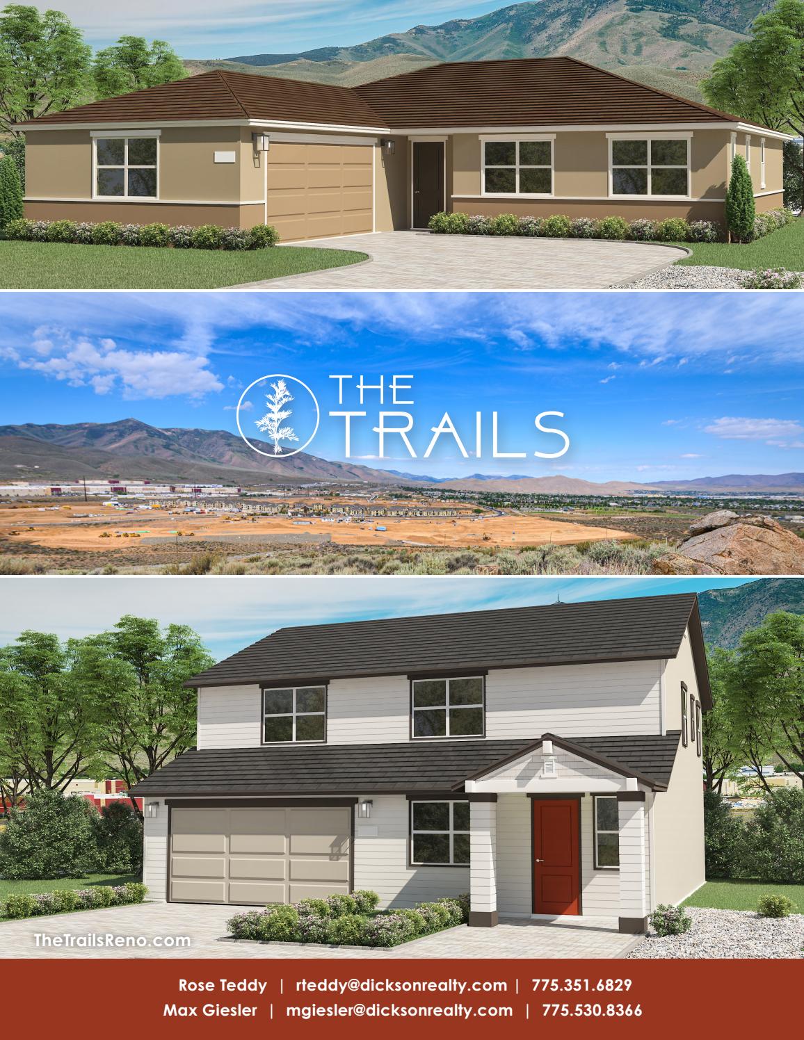 The Trails New Homes In North Reno Nevada By Dickson Realty Issuu