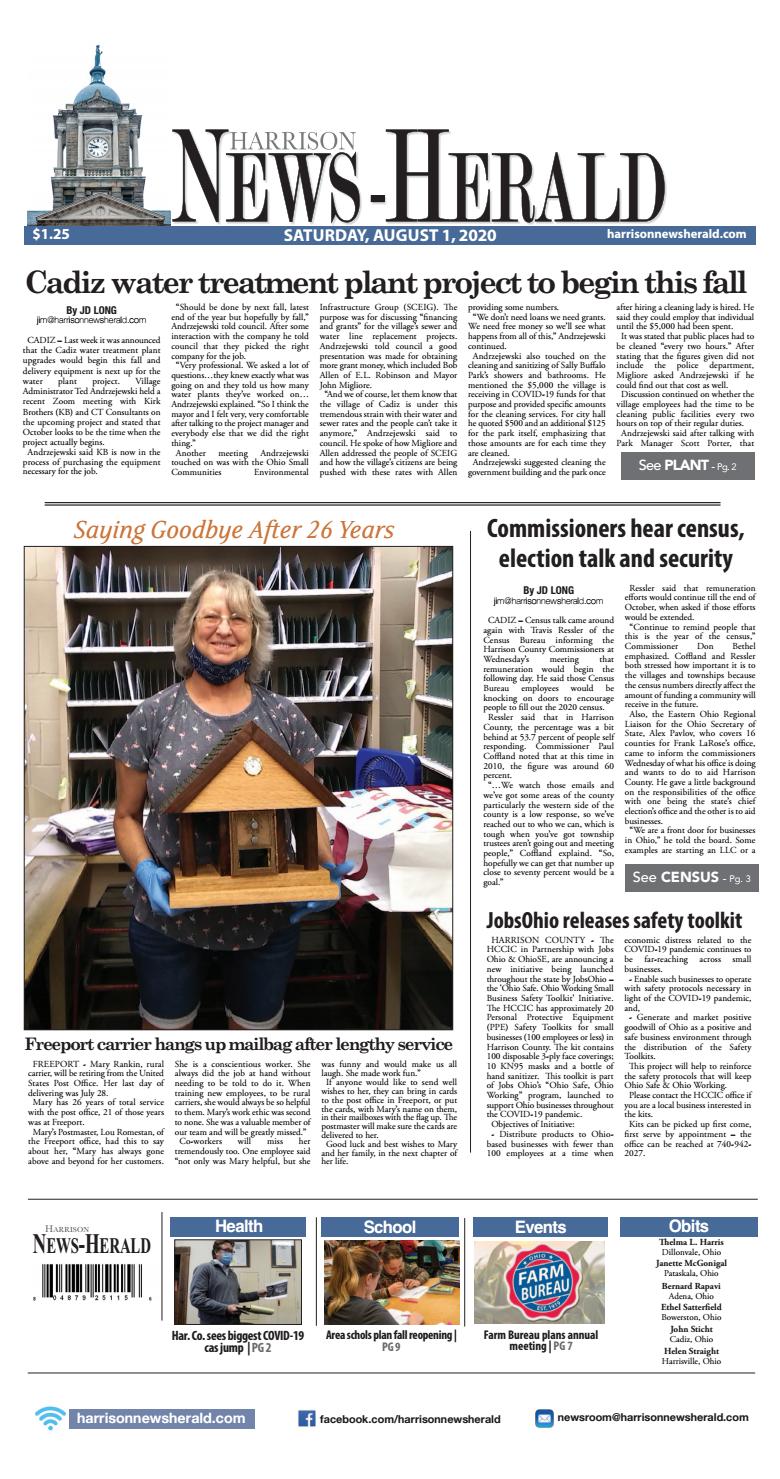 Harrison News Herald 080120 by Harrison NewsHerald Archive Issuu