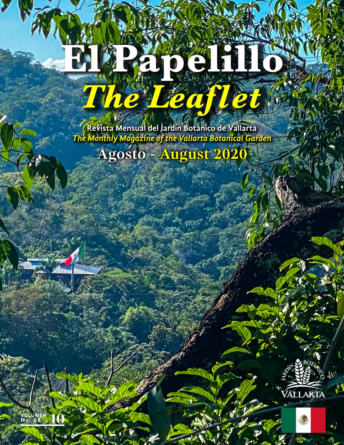 El Papelillo - Agosto 2020 / The Leaflet - August 2020 by Jardín Botánico  de Vallarta Vallarta Botanical Garden - Issuu