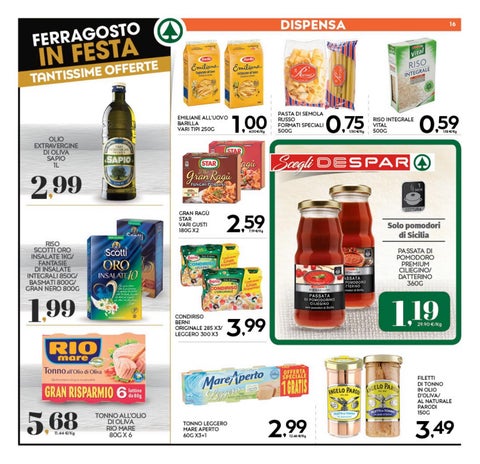 Oggiweb Srl 家具目录 · EUROSPAR 第 16 页