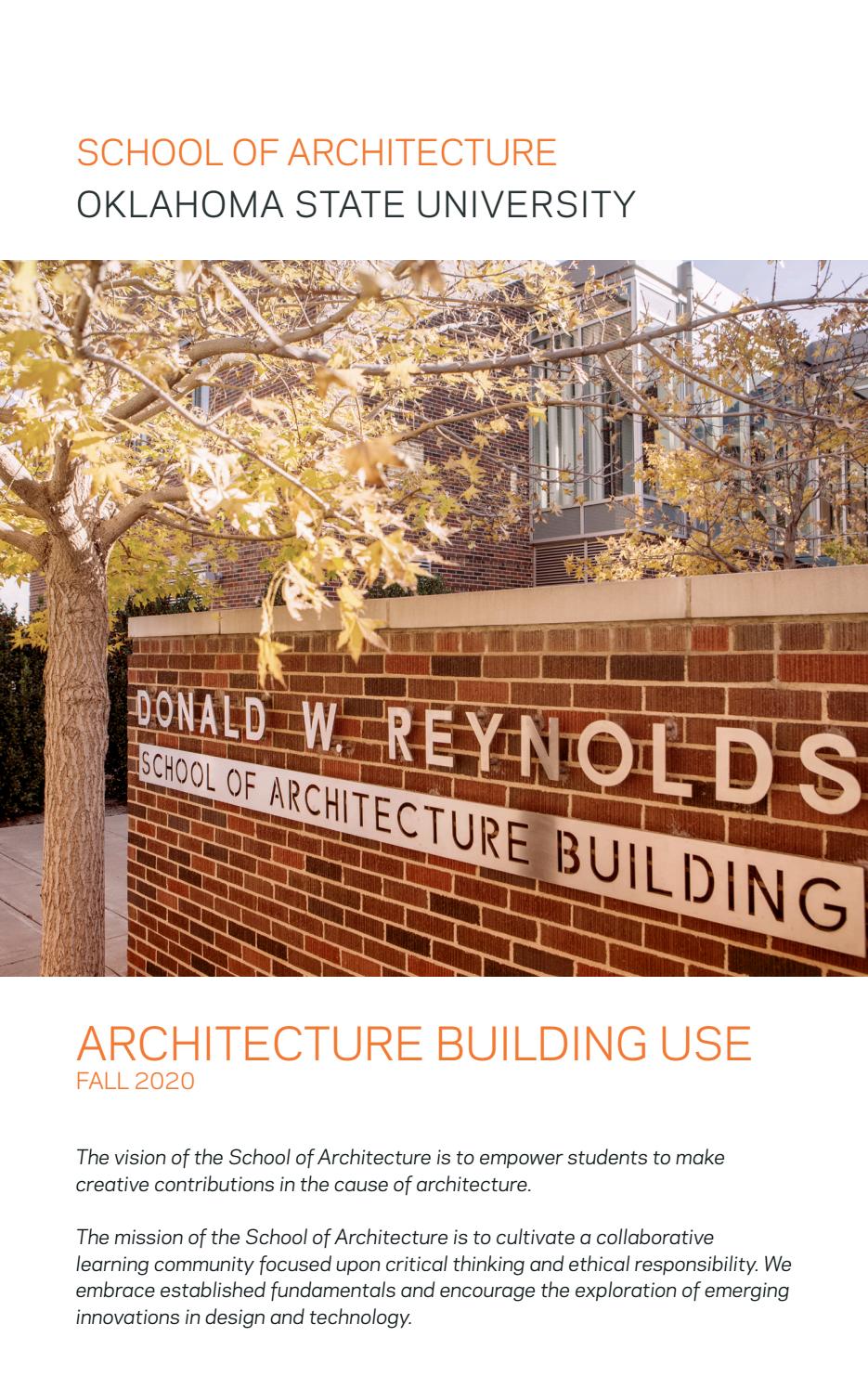 Architecture Building Use Fall 2020 by architectureokstate Issuu
