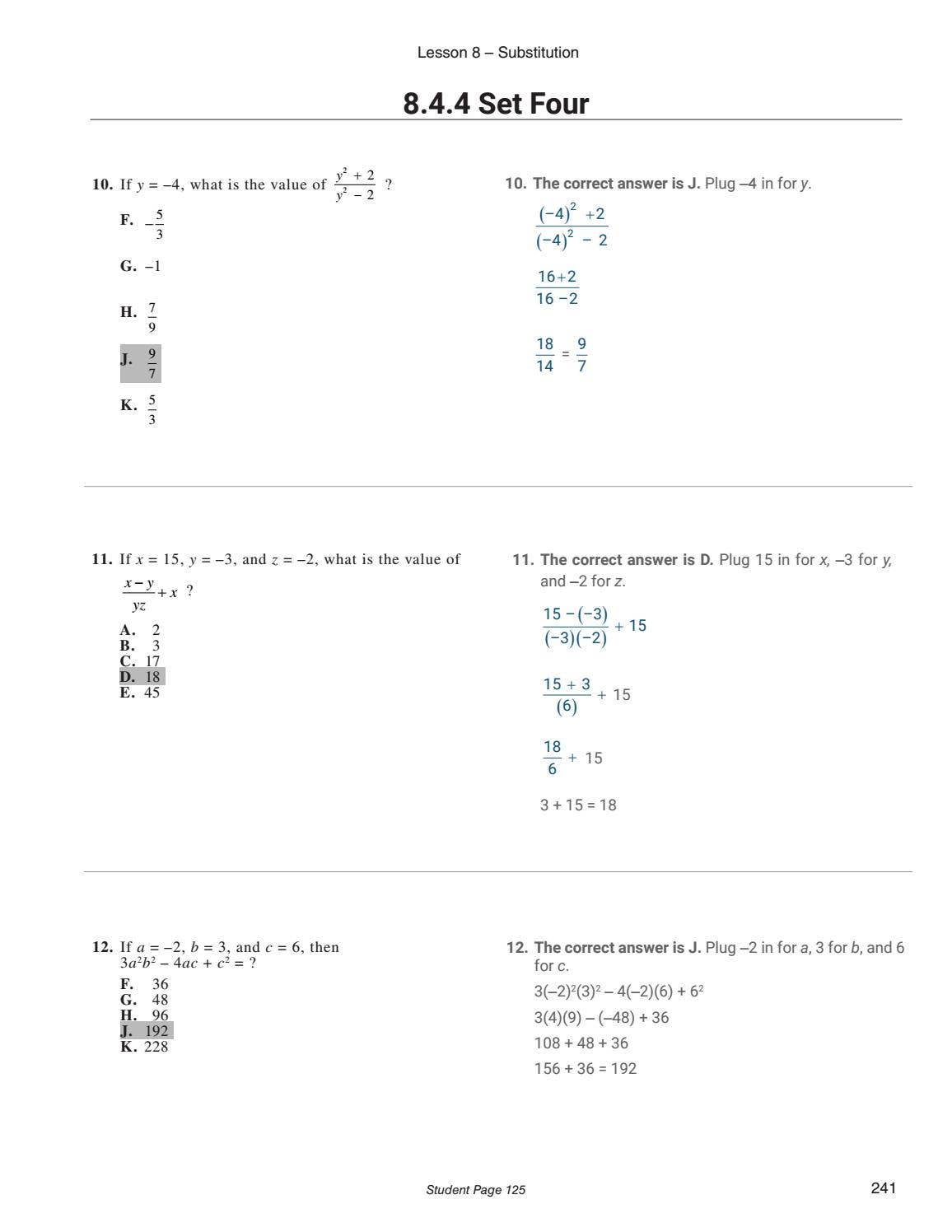 ACT Mastery - Math - Teacher Manual Part 1 eBook by MasteryPrep - Issuu