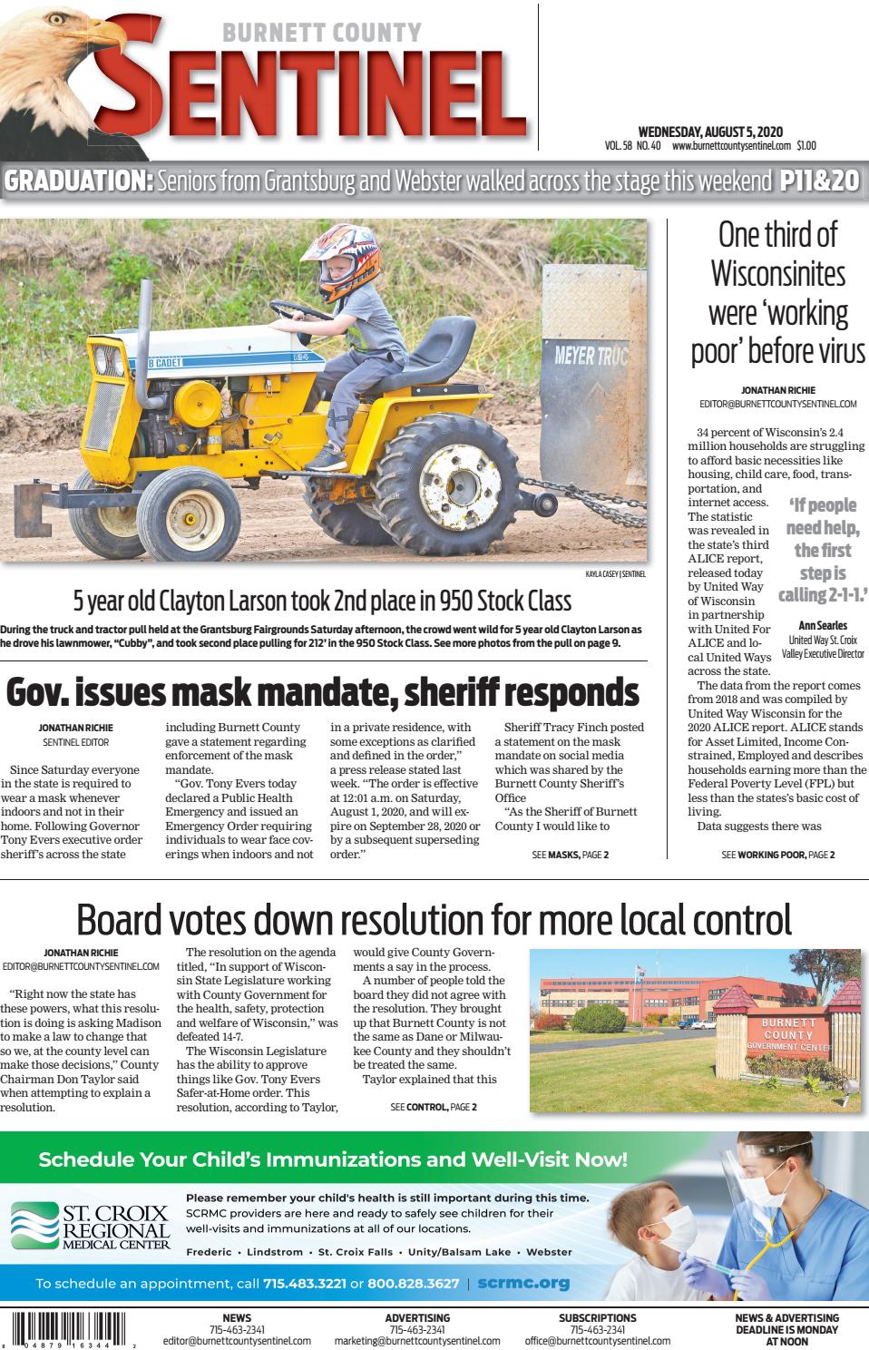 County Sentinel August 5, 2020 by County Sentinel Issuu