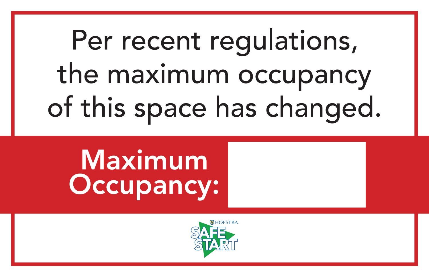 Maximum Occupancy Safe Start by Hofstra University Issuu