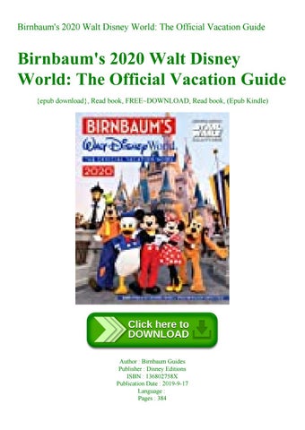 The Unofficial Guide To Walt Disney World 2020 By Jdkslsos Issuu