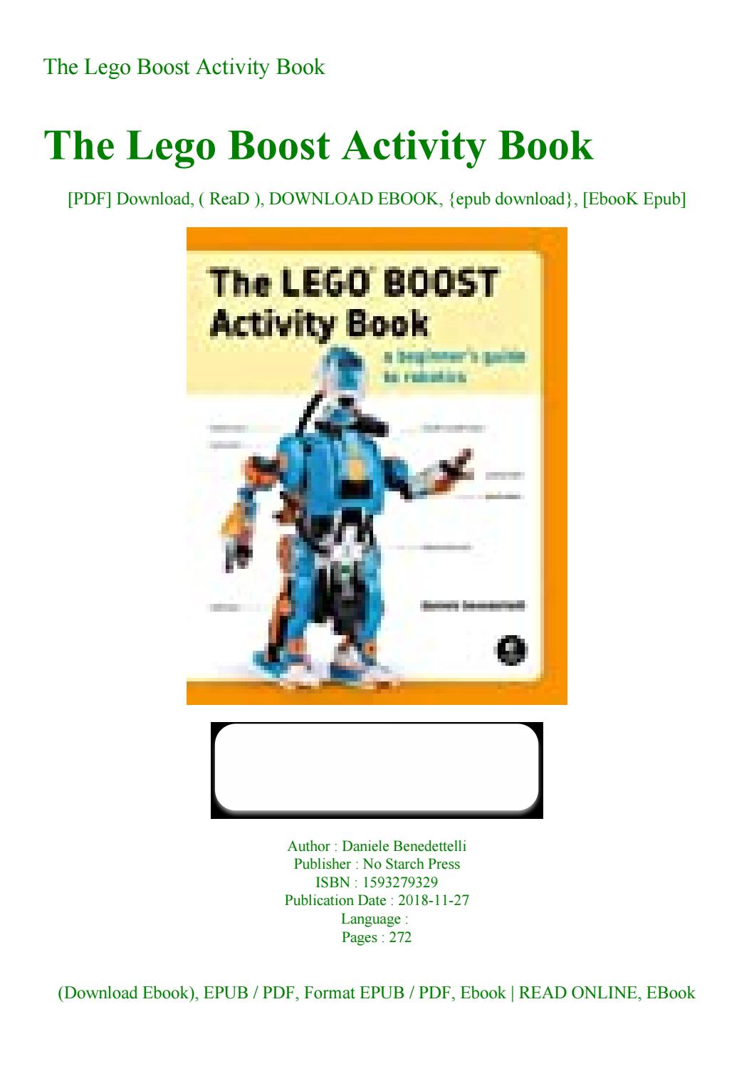 lego boost activity book