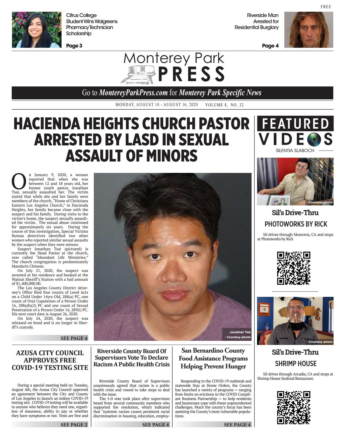 Monterey Park Press 08 10 By Beacon Media News Issuu