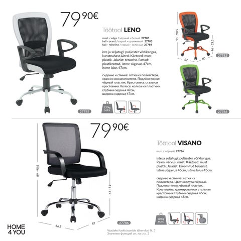 Home4you.ee 家具目录 · Home4you kontoritoolide kataloog 2020/2021 第 8 页