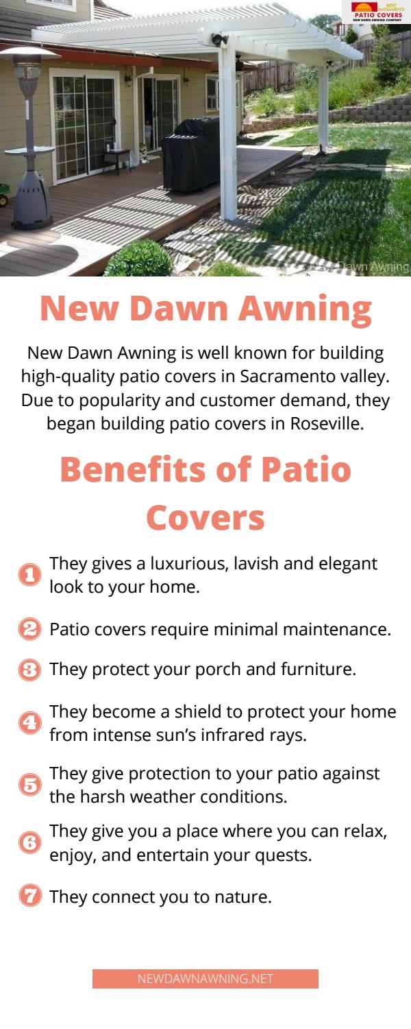 Patio Covers Roseville by New Dawn Awning Issuu