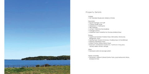 KMD GROUP 工程 : 547 ABERDEEN BOULEVARD - MIDLAND, ONTARIO 第 8 页