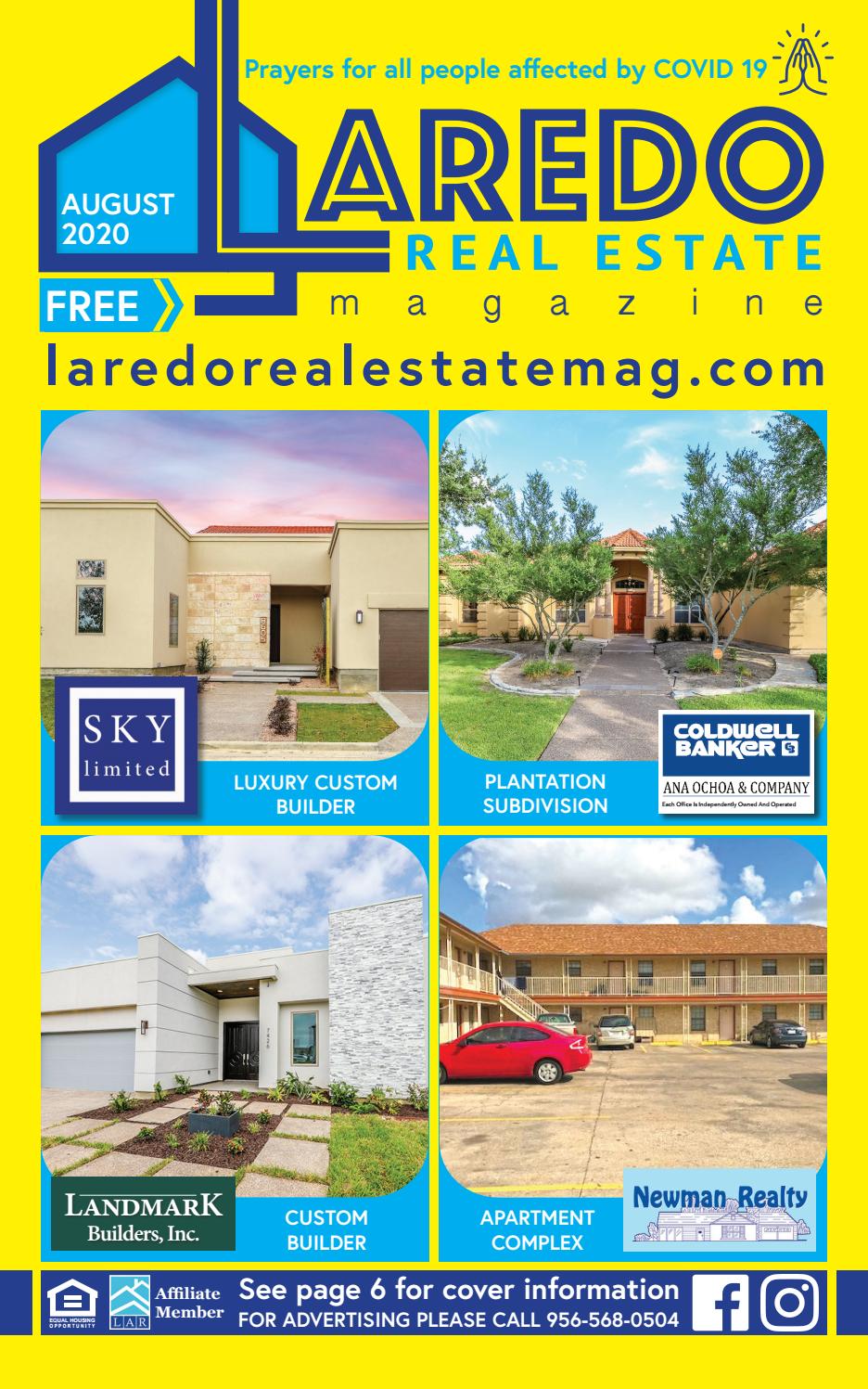 Laredo Real Estate Magazine August 2020 by Laredo Real Estate Magazine