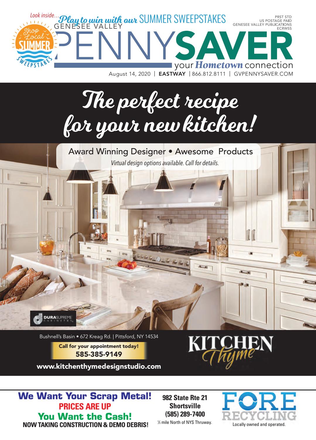 Eastway Edition Genesee Valley Penny Saver 8 14 2020 By Genesee Valley Publications Issuu