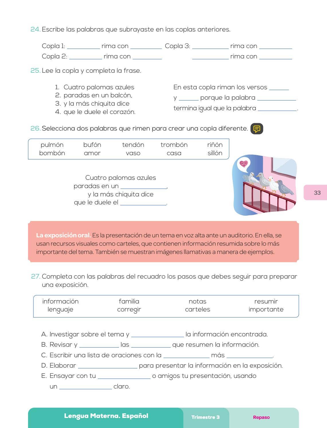 Cuaderno de repaso - 3 Primaria Alumno formulario by Christopher ...