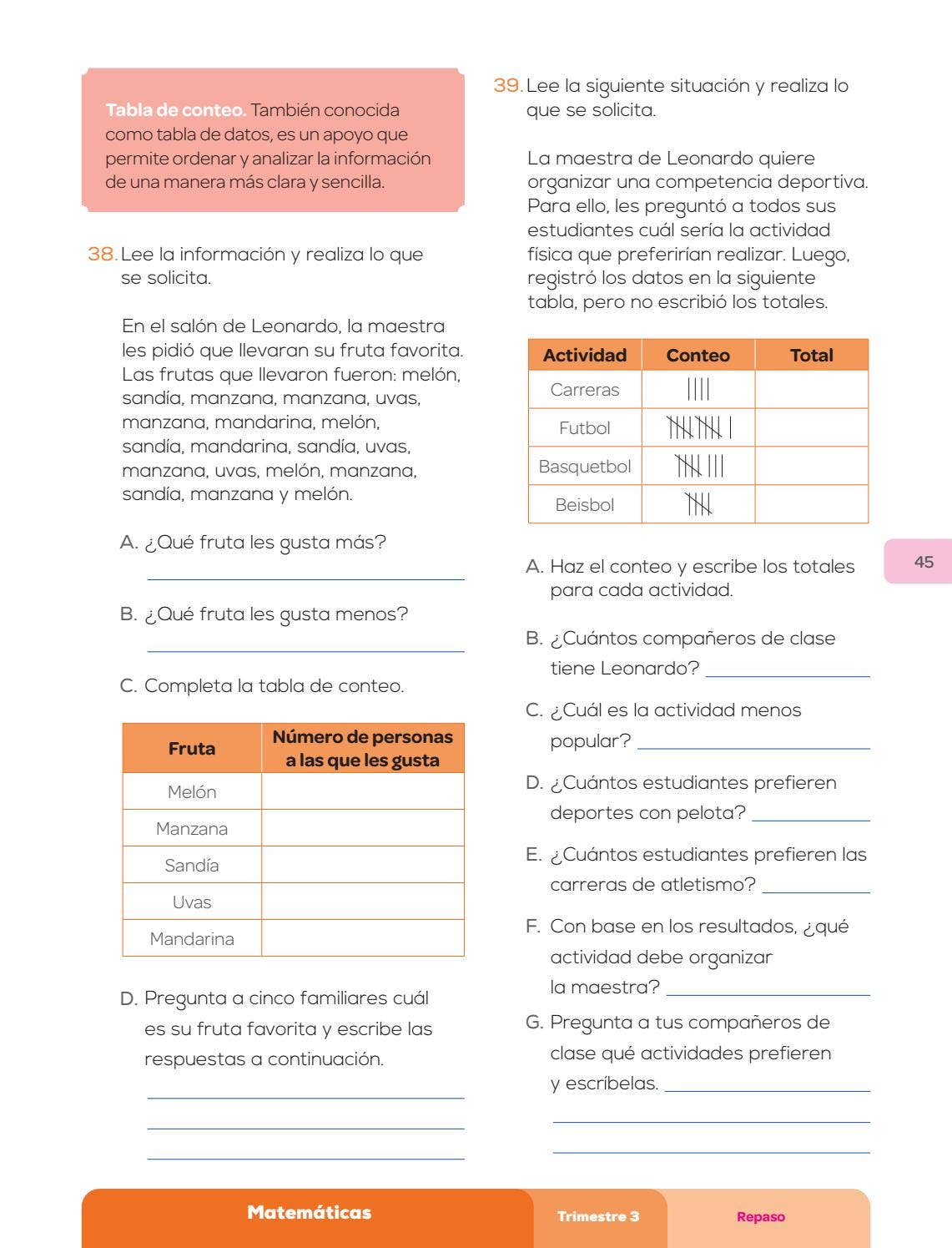 Cuaderno de repaso - 3 Primaria Alumno formulario by Christopher ...