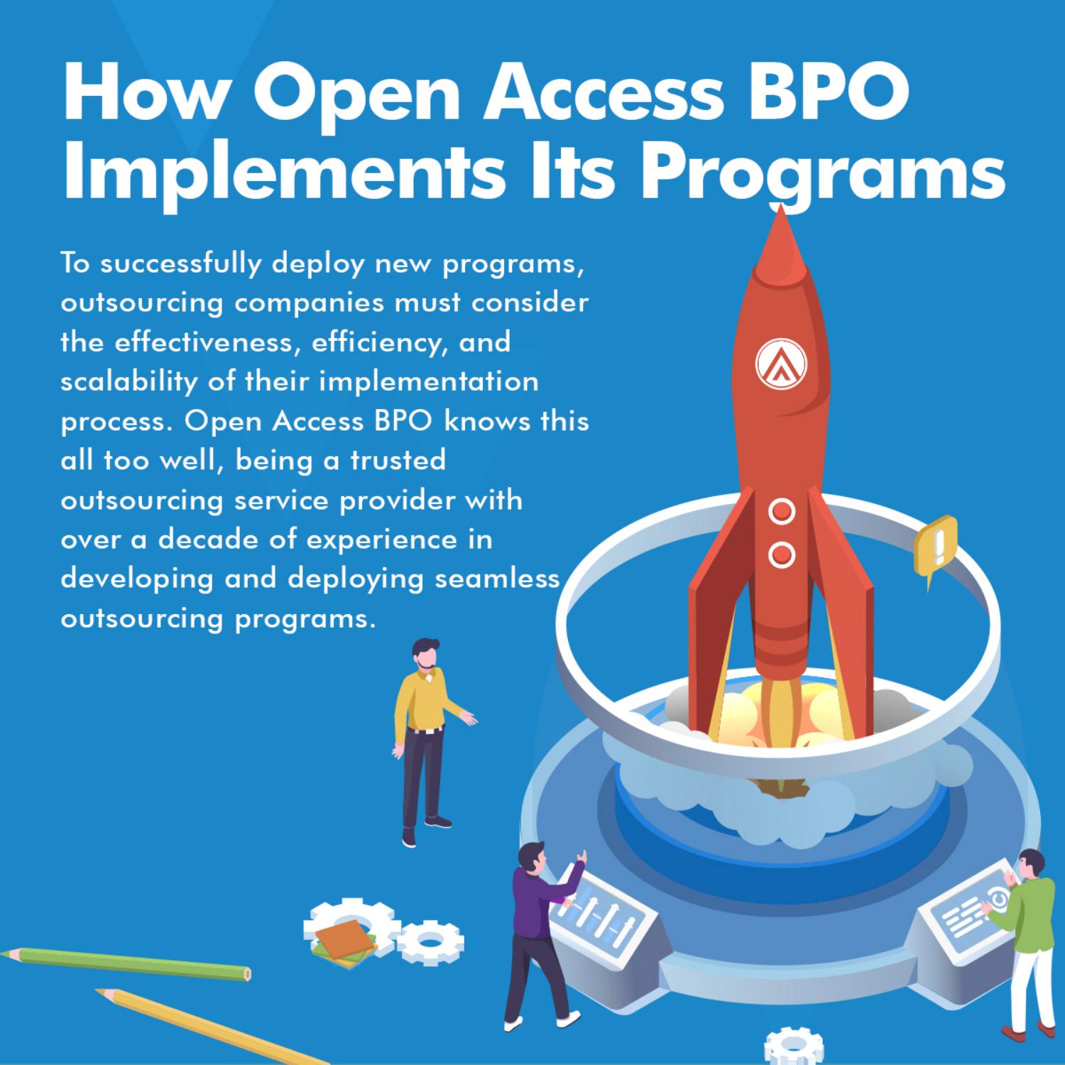 [Infographic] How Open Access BPO Implements Its Programs by Open Access BPO Issuu
