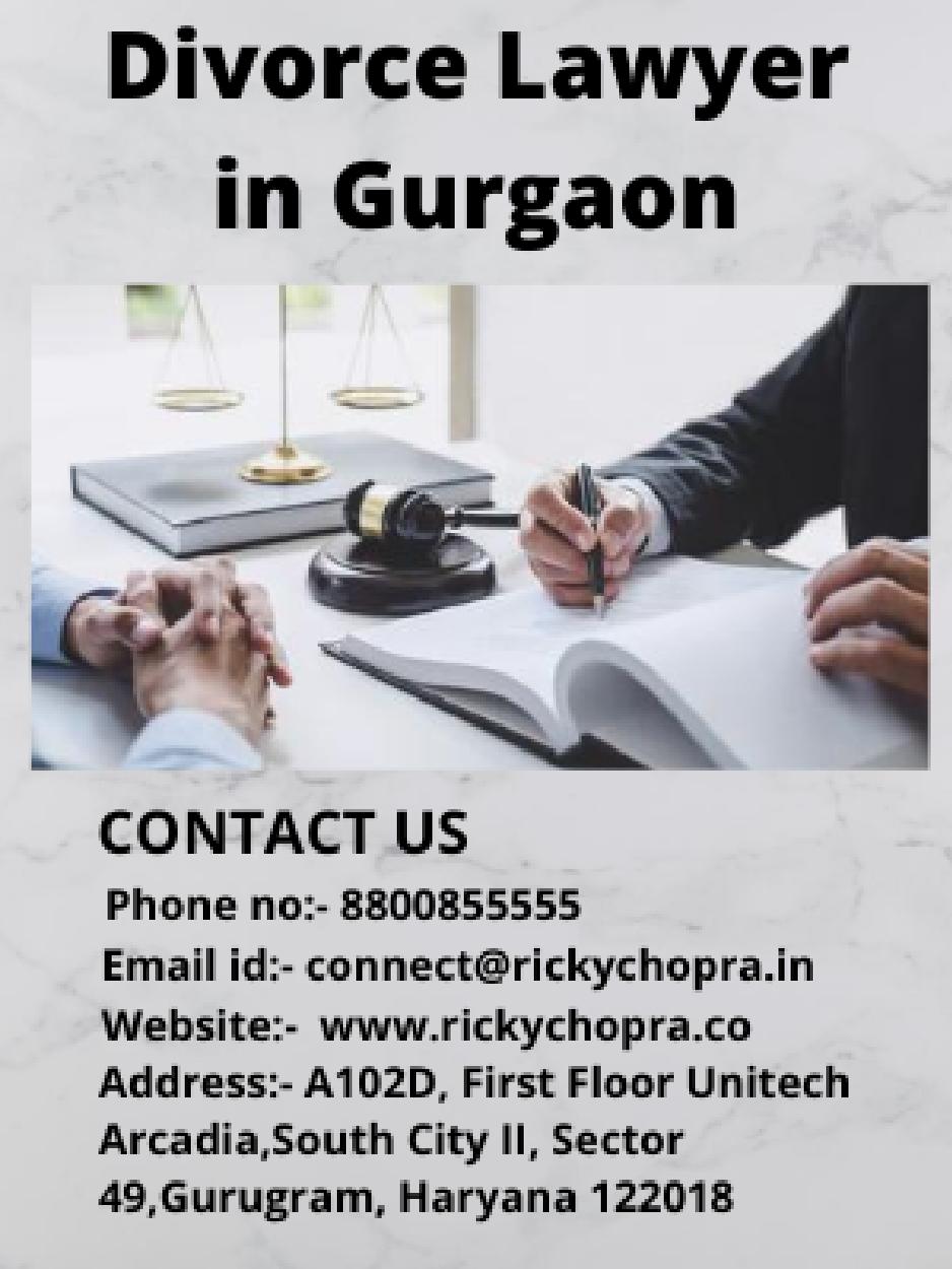 Divorce Lawyer in Gurgaon by Ricky Chopra Issuu