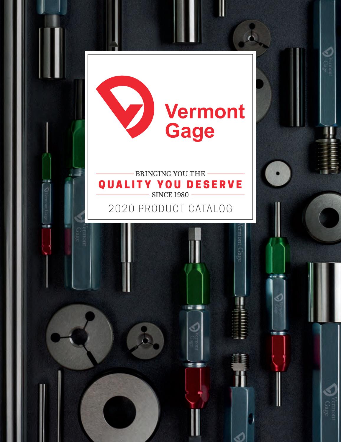 2020 Vermont Gage Catalog by vermontgage Issuu