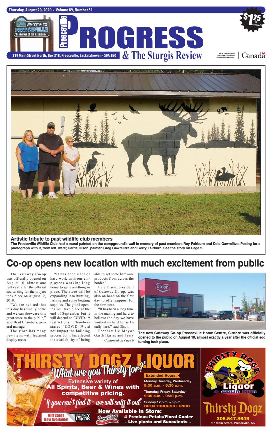 Preeceville Progress 20200820 by Preeceville Progress Issuu