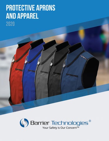 Protective X Ray Aprons Lead Apron Barrier Technologies
