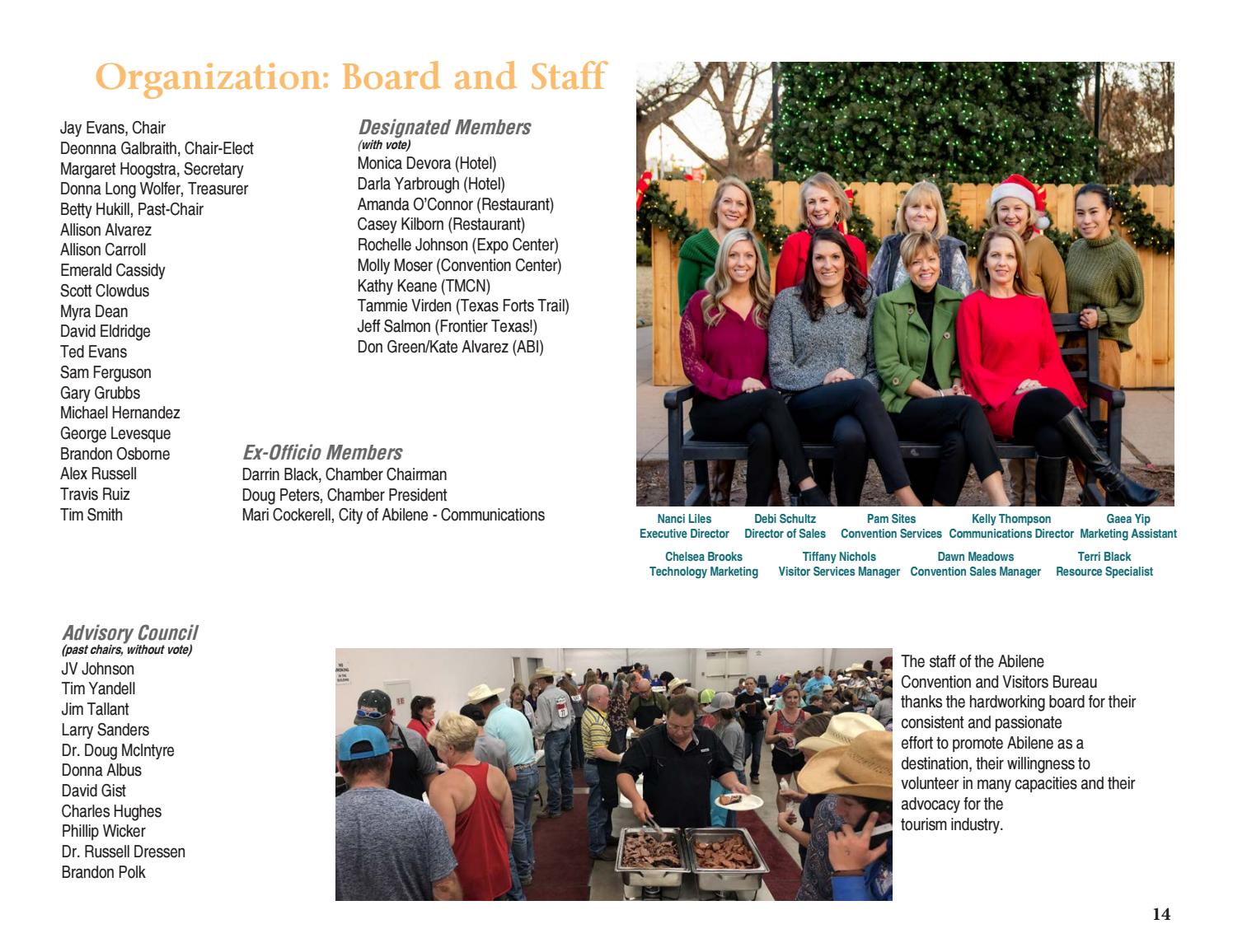 Abilene Convention & Visitors Bureau Strategic Plan 2021 by Abilene
