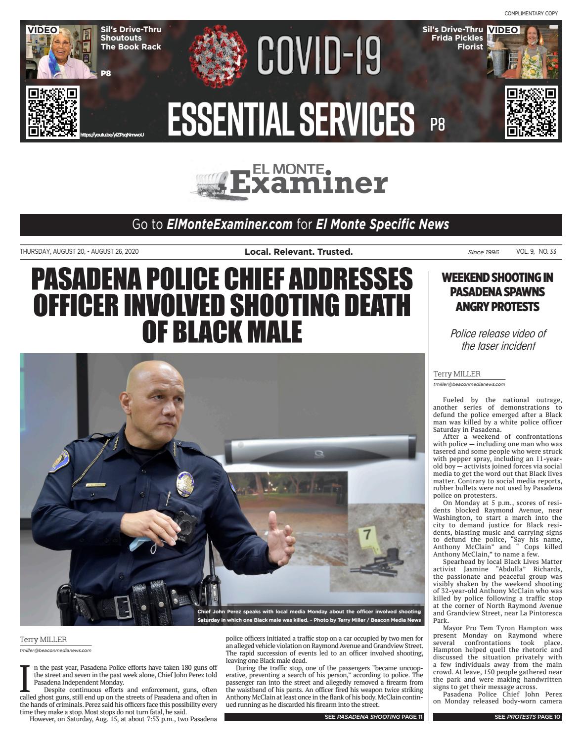 El Monte Examiner 08 20 2020 By Beacon Media News Issuu