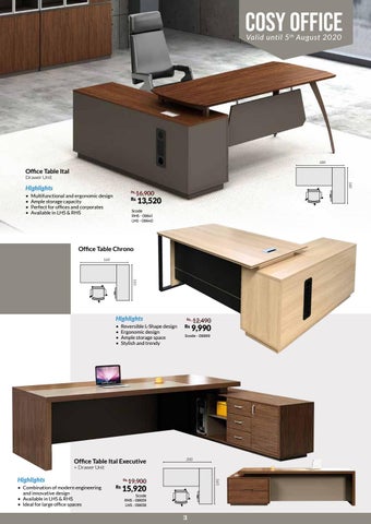 Teak World 家具目录 · I Cosy 办公 第 3 页