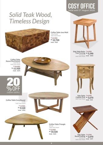 Teak World 家具目录 · I Cosy 办公 第 5 页