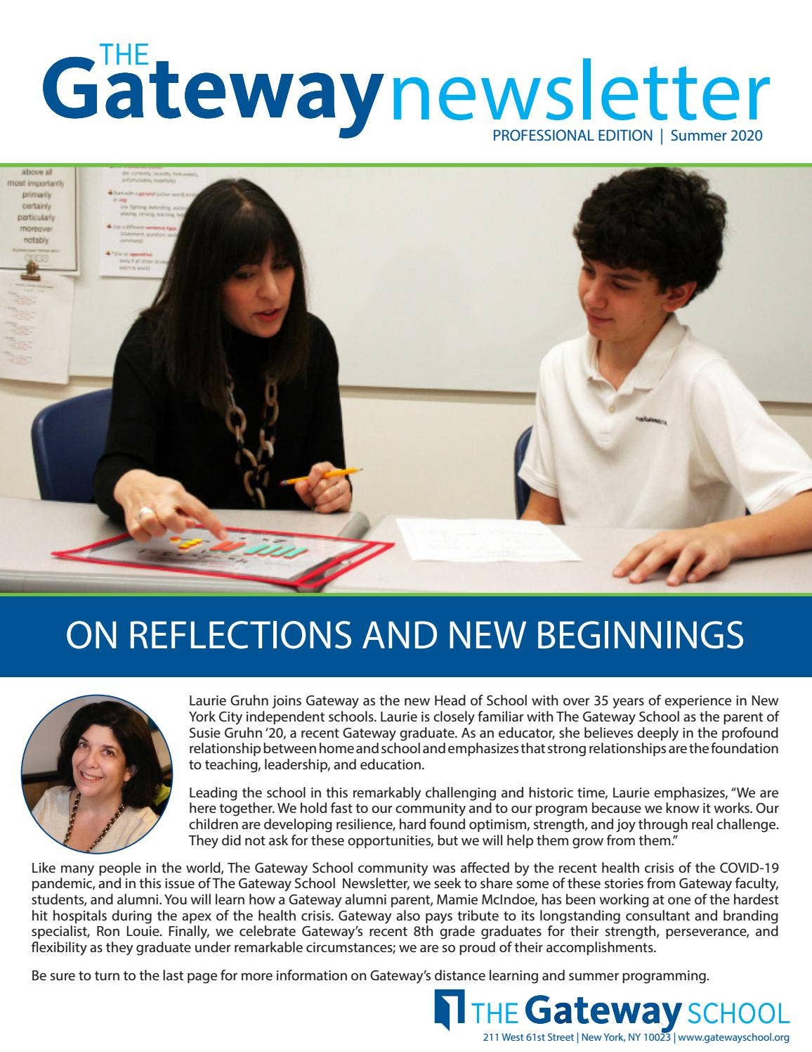 The Gateway Professional Newsletter - Summer 2020 by The Gateway School ...