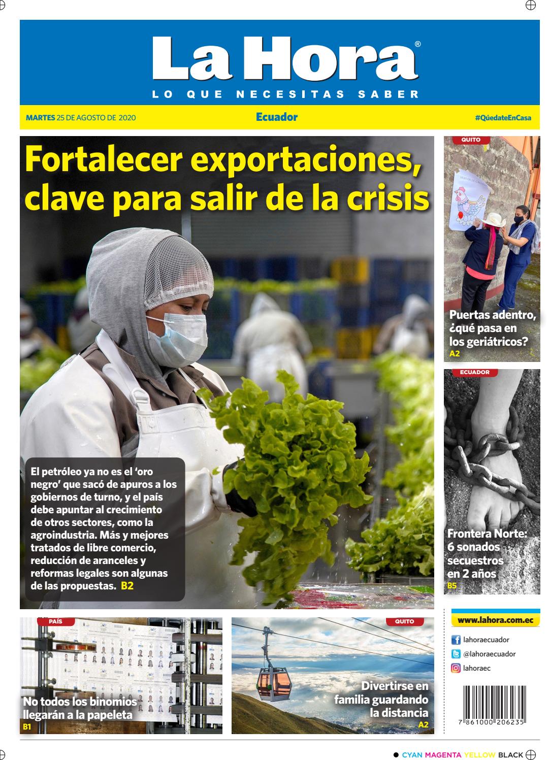 Quito 25 De Agosto Del 2020 By La Hora Ecuador Issuu