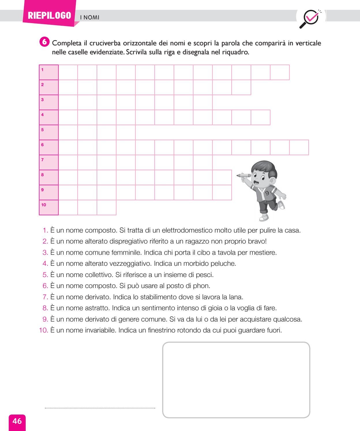 Esercizi Di Italiano Classe 4 Vebuka Com