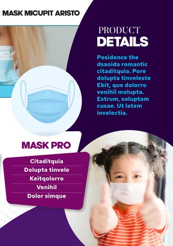 Protection Mask Product Information 小册 第 9 页