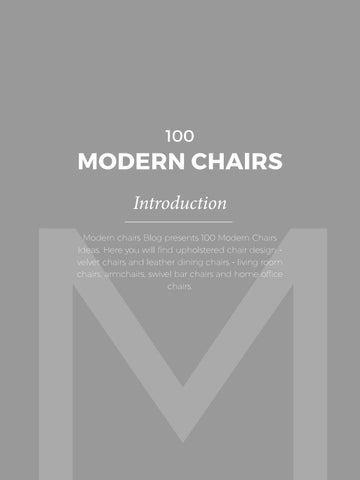 Maison Valentina 家具目录 · Ebook 100 现代 Chairs by 第 3 页
