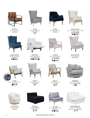 OZ Design Furniture 家具目录 · OZ DESIGN FURNITURE PRODUCT 指南 春季 夏季 20-21 第 12 页