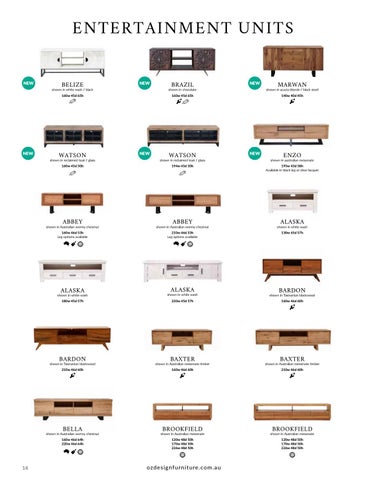 OZ Design Furniture 家具目录 · OZ DESIGN FURNITURE PRODUCT 指南 春季 夏季 20-21 第 14 页