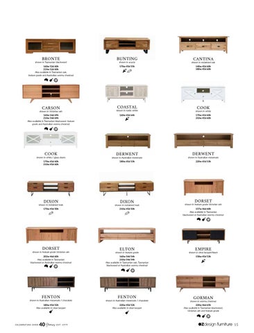 OZ Design Furniture 家具目录 · OZ DESIGN FURNITURE PRODUCT 指南 春季 夏季 20-21 第 15 页
