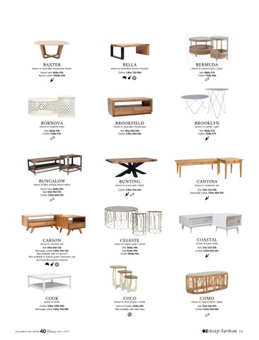 OZ Design Furniture 家具目录 · OZ DESIGN FURNITURE PRODUCT 指南 春季 夏季 20-21 第 19 页