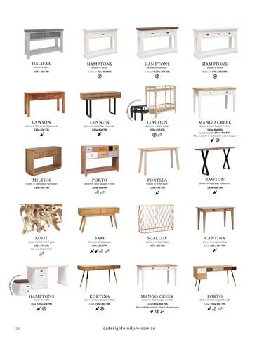 OZ Design Furniture 家具目录 · OZ DESIGN FURNITURE PRODUCT 指南 春季 夏季 20-21 第 24 页