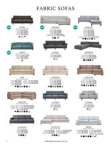 OZ Design Furniture 家具目录 · OZ DESIGN FURNITURE PRODUCT 指南 春季 夏季 20-21 第 4 页