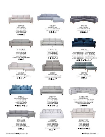 OZ Design Furniture 家具目录 · OZ DESIGN FURNITURE PRODUCT 指南 春季 夏季 20-21 第 5 页