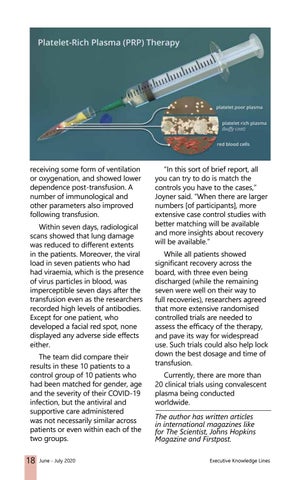 EXECUTIVE KNOWLEDGE LINES June-July 2020 第 18 页